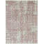 Hand-Knotted High-Quality Silver and White Area Rug