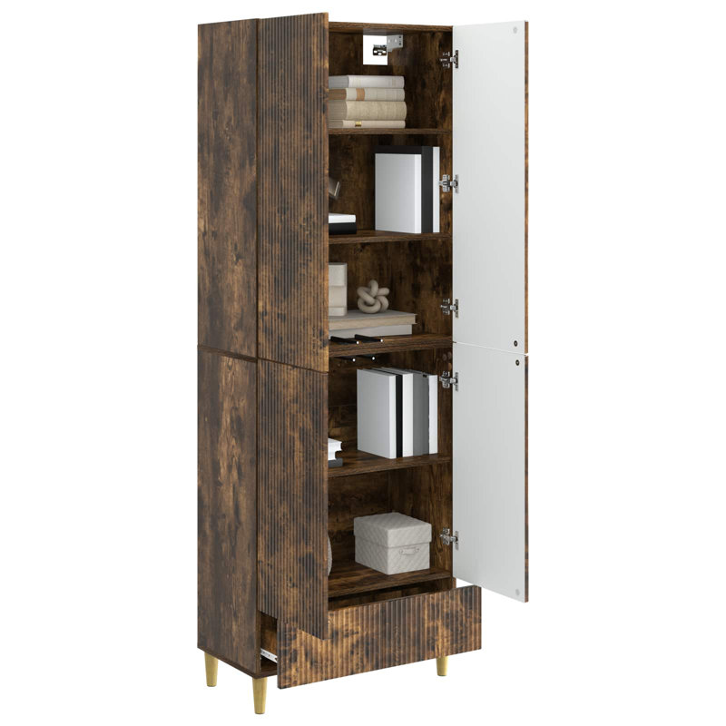 Storage Cabinet, Smoked Oak