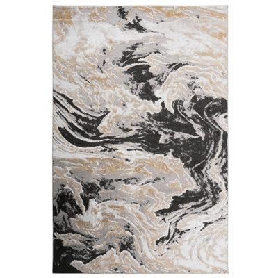 Loom & Grey Area Rug 6x9, Non-shedding And Stain-, For Luxury Homes, Living Room, Bedroom, Dining, Office, Stylish 6x9 Rug, Non-shedding, Stain , Regal