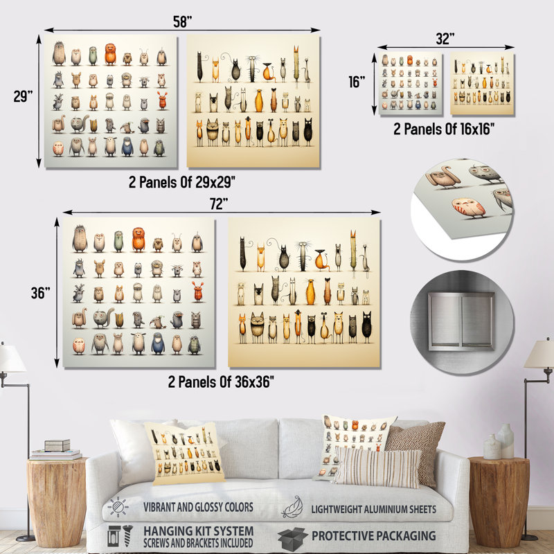 Motif de chambre de bébé gris pour enfant «Monster», H 36 po x l 72 po