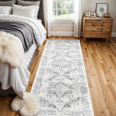 2'6"X8' Runner Rug - Non-Slip Vintage Runner Rug