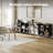 4 Tier Bookshelf, Modern Open Bookcase with Pegboard-792782001-792782014