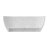  63" x 31" Freestanding Terrazzo Bathtub Solid Surface Soaking Tub-107134572