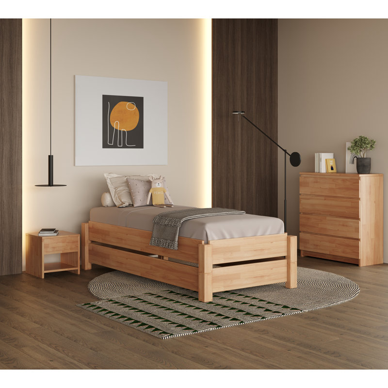 Solid Wood Bed