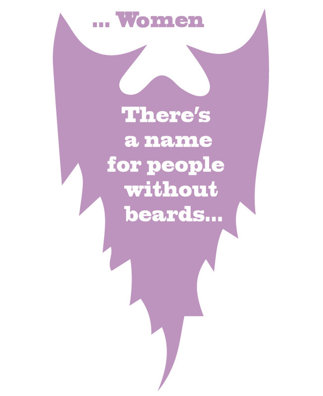 Décalcomanie murale personnes sans beards quot, H 24 po x l 13 po x P 0,01 po, Lilas