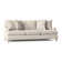 Mila 92" Recessed Arm Sofa with Reversible Cushions