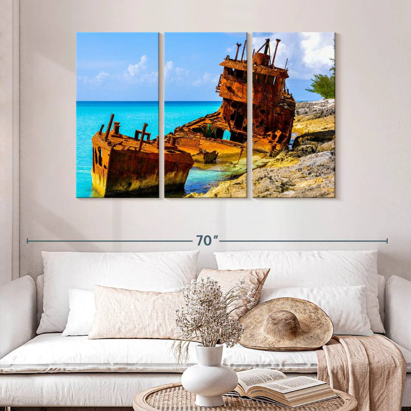 Mehar Bimini Shipwreck, 32" H x 50" W