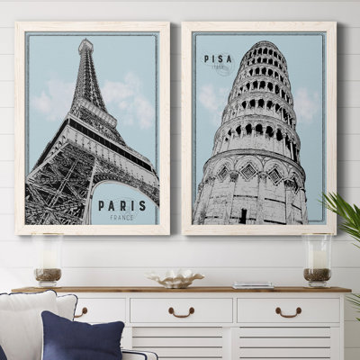 Mid Modern Paris - ensemble de 2 impressions