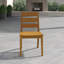 Algarve Teak Patio Dining Chair with Cushion (Set of 2)-1420235961
