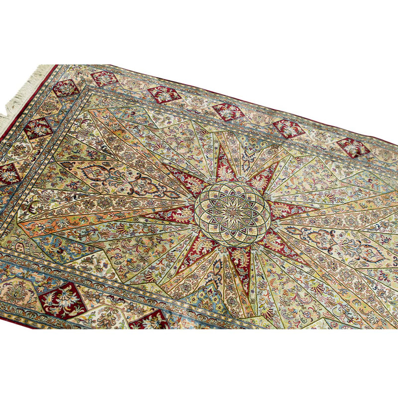 Hand Woven Silk Oriental Area Rug