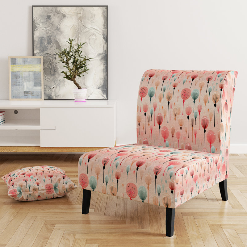 Fauteuil de chambre Pastel Pink Glam Candle, Bougie glam rose pastel I