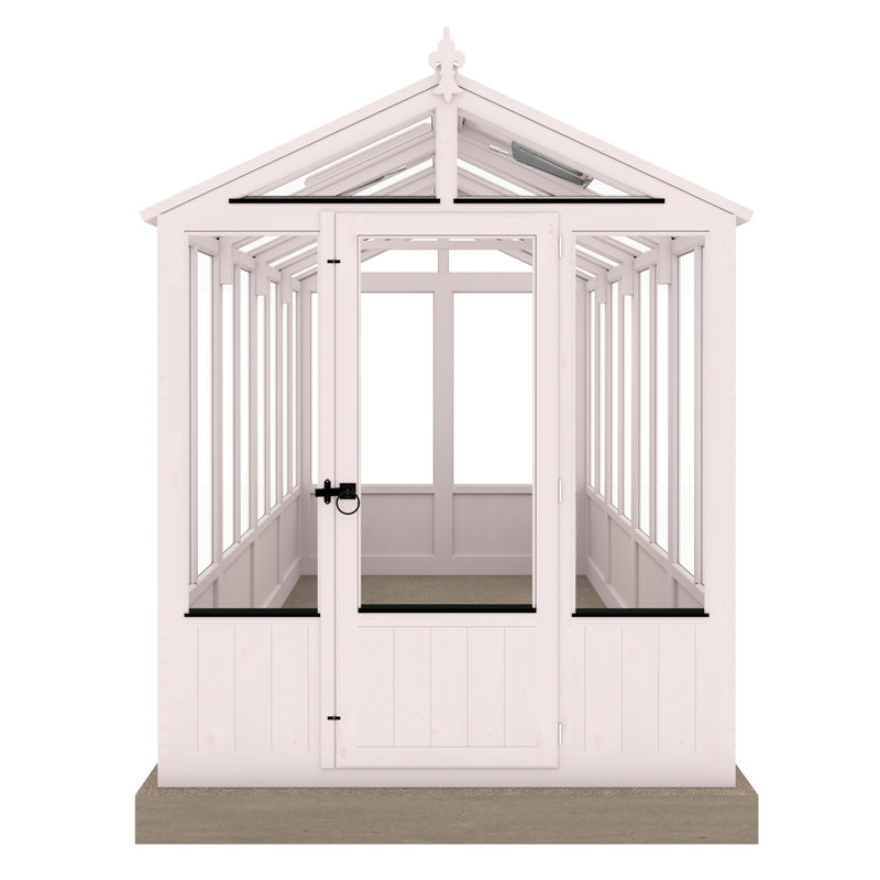 Holkham 16 ft x 6 ft Greenhouse, Pink