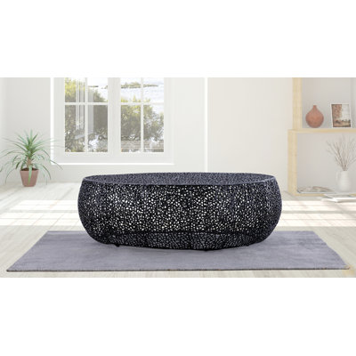 Table basse ovale