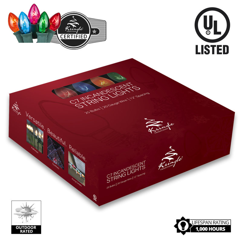 Guirlande C7, Multicolore