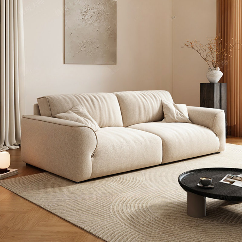 Canapé en tissu avec dossier réglable, H 33,46 po x l 86,61 po x P 47,24 po, 2