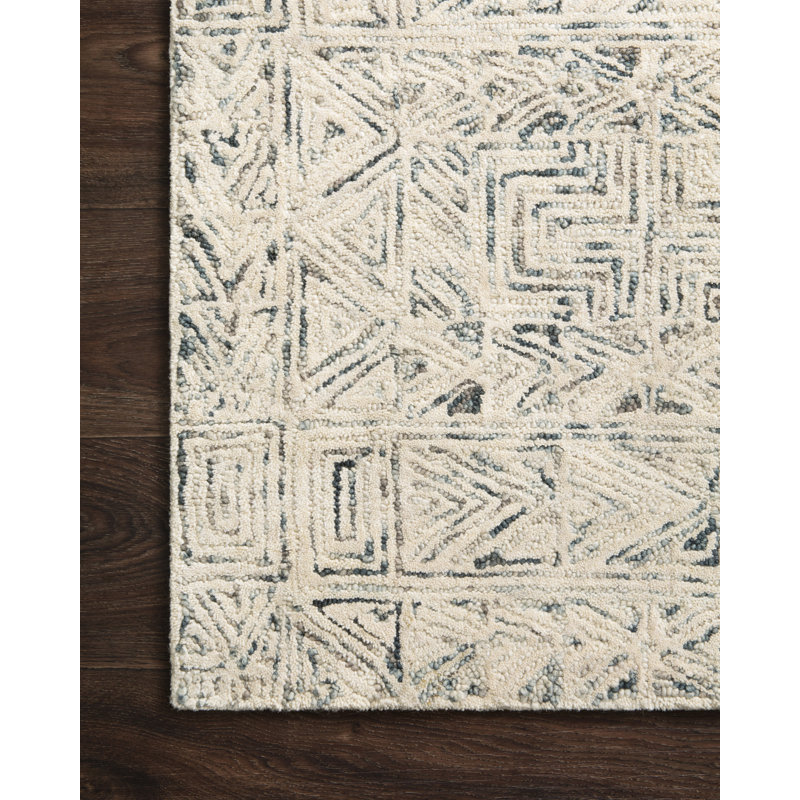 Maximillian Wool Geometric Indoor Rug, Rectangle 7'9" x 9'9"