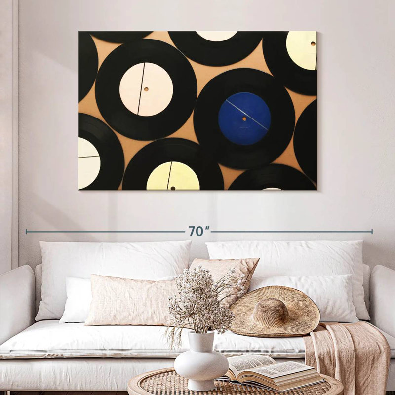 Abarca Vinyl Record Collection, 32" H x 48" W