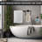 Stainless Steel Bathroom Hardware Set With Towel Bar, Towel Ring, Toilet Paper Holder, Robe Hooks, And Phone Shelf - Wall Mounted Bath Accessories Kit-113406198