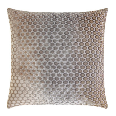 Dots Square Velvet Pillow Cover & Insert