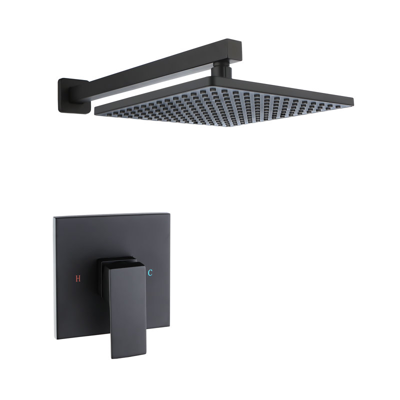 All-In-One Kit with Rough in-Valve, Matte Black