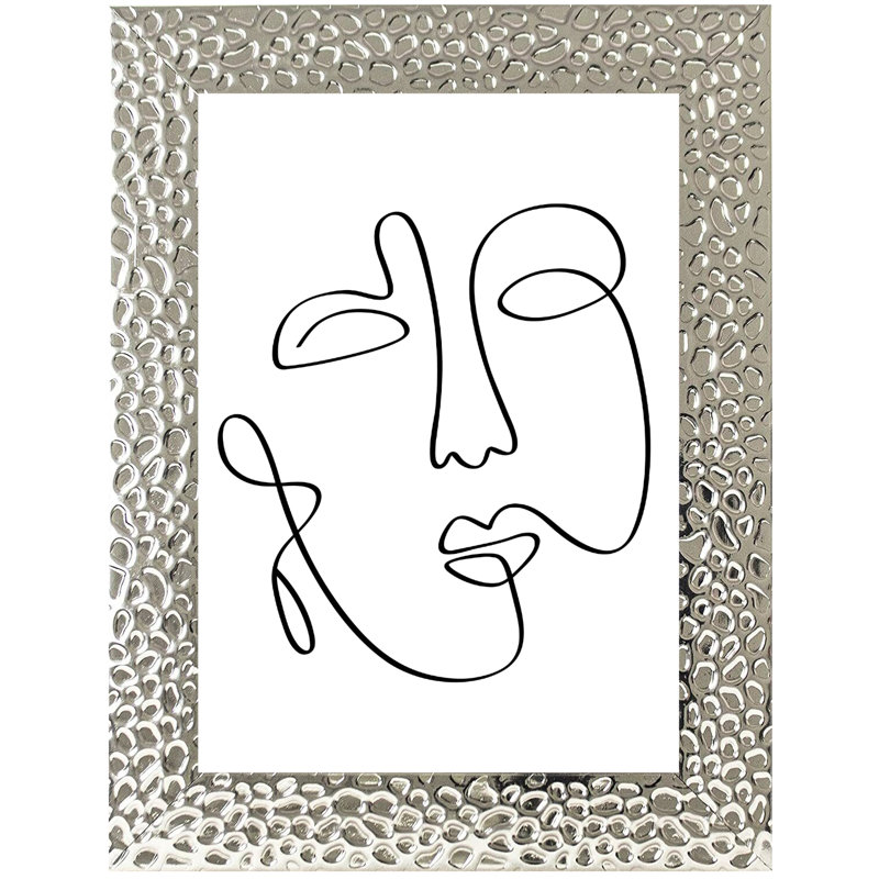 Silver Embossed Picture Frame