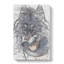 The Eyes of a Wolf in Abstract - Wrapped Canvas Drawing - Wrapped Canvas-55338512