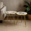 Ensemble de tables basses gigognes 2 pièces Marble-Look-2045744095