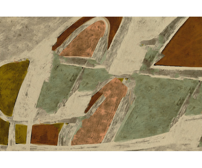 Abstract Harmony Print by Other Artist, Brown, 24 × 16, Framed Print