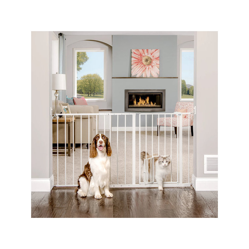 Maxi barrière avec porte pour animaux