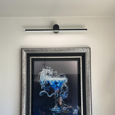 23" Matte Black Picture Light