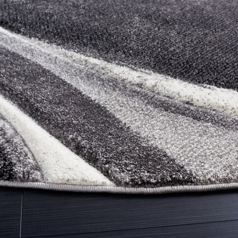 Akia Abstract Area Rug, Round 201cm