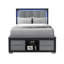 Lit double Elsa avec rangement noir et gris Elsa-1234824671-1234824670