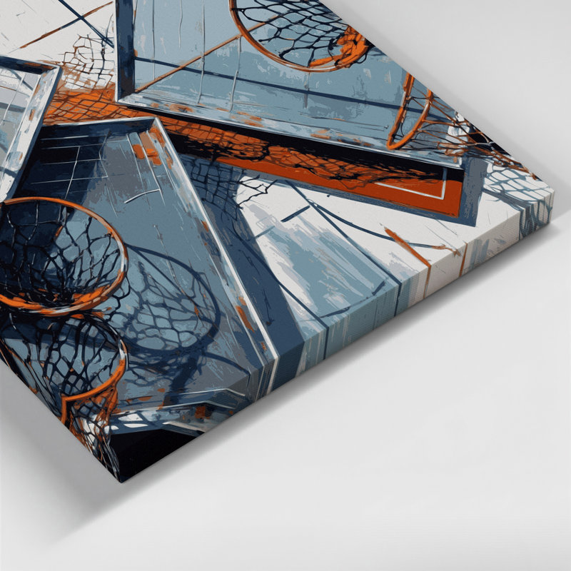 Art mural sur toile gris, H 20 po x l 24 po