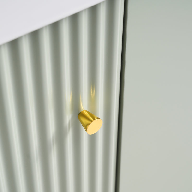 Meuble-lavabo 21,6 po avec lavabo en céramique, Vert