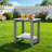 Aliah HIPS Outdoor Side Table Adirondack 2-Tier End Table Weatherproof & Durable Patio Table Outdoor End Table for Patio, Poolside, and Lawn-1031503867