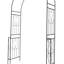 Arche de jardin en métal l 55 po x H 94,5 po Arbora-890635268
