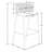 Daishun Modern Wicker Bar Stool with Fabric Seat and Powder Coated Steel Frame-376876235