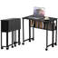 Bureau d'ordinateur portable pliable avec sac de rangement et tablette pour les petits espaces et le bureau personnel