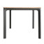 Table de salle à manger en bois gris Profondeur x 36,2 po, largeur 29,02 po, table à 6 chaises avec cadre gris, cadre P l H, mélange