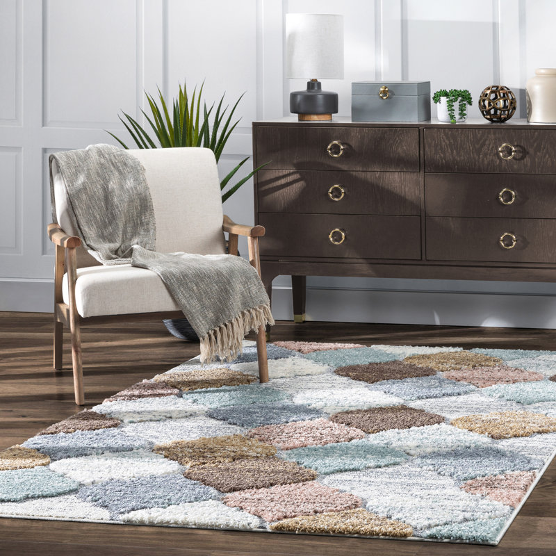 Delia Synthetic Area Rug, Rectangle 160cm x 220cm