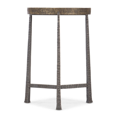 Iron Tray Top 3 Legs End Table