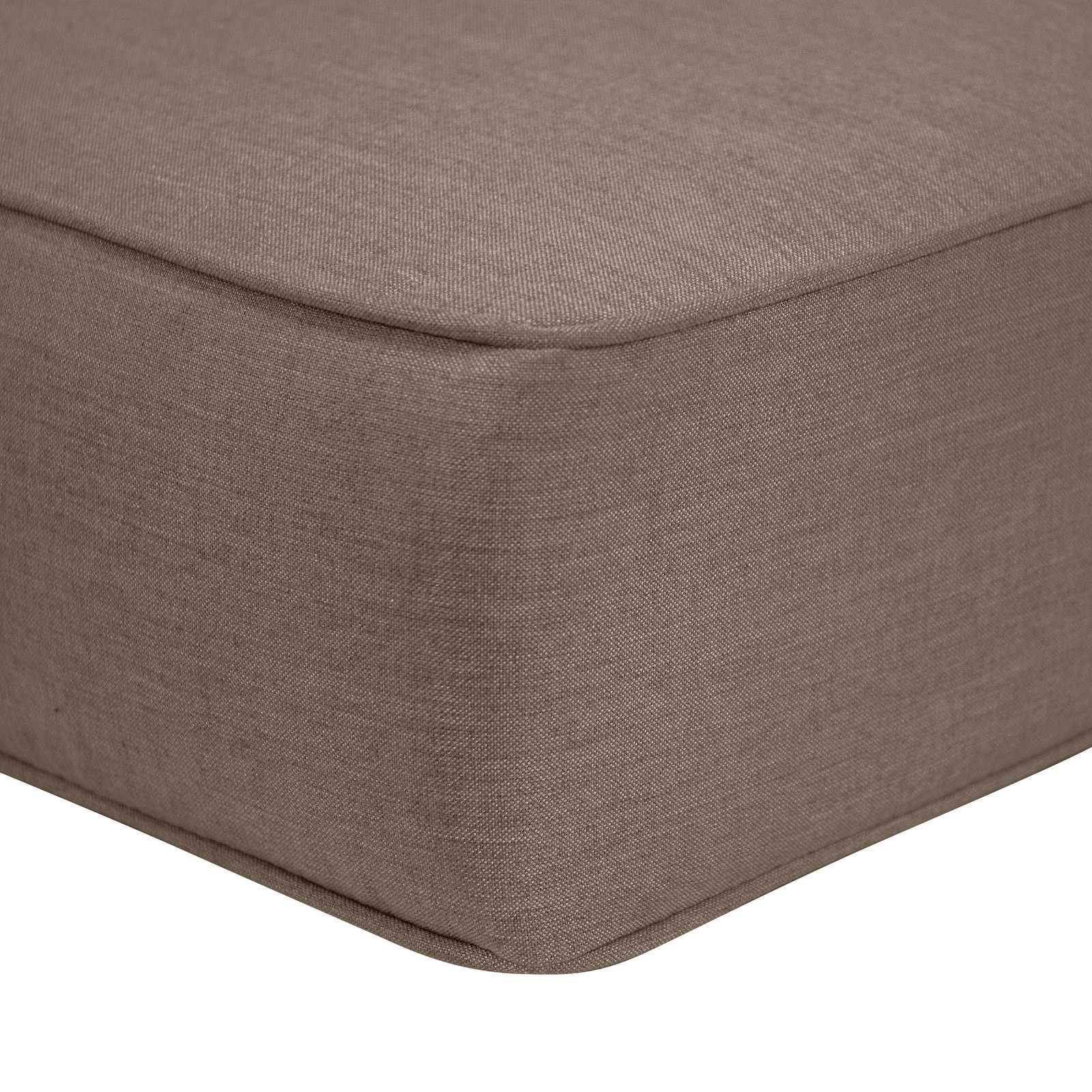 25" Sunbrella® Seat Cushion, Cast Shale Sunbrella® Plainweave