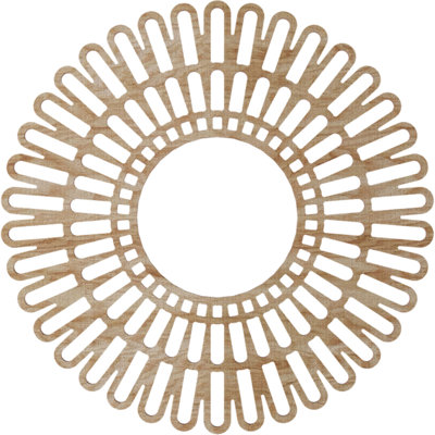 Médaillon de plafond en bois ajouré 28 po x P 10/8 po x P 1/4 po