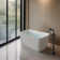 49'' x 28'' Acrylic Freestanding Soaking Bathtub Sit-In Design,with Chrome Overflow and Drain