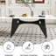 71" Rectangular Marble Dining Table For 6-8, Stainless Steel Base Long-term Stability, Function Modern Kitchen With Wear- Base, Quality