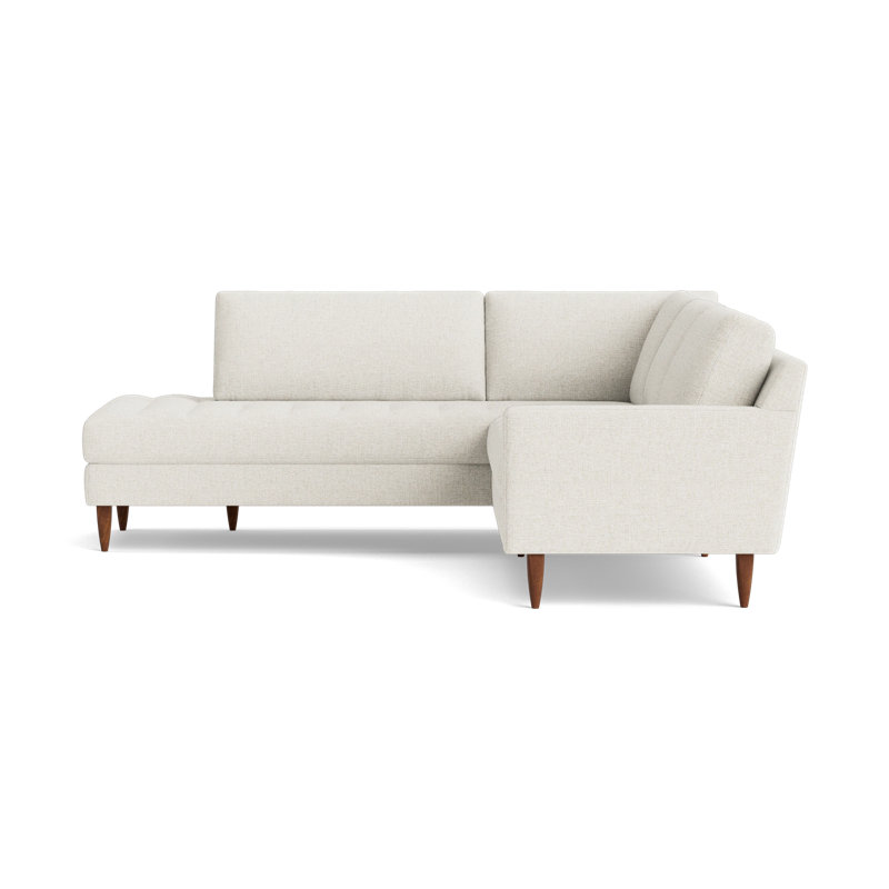 MCM Sectional, Left Hand Facing, Performance Velvet - Denim