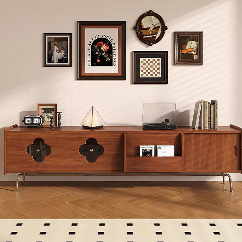 Meuble télé américain rétro, H 20,9 po x L 86,6 po x l 15,7 po