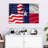 Borges US And Texas Flag-107719277