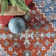 Afreena Oriental Blue/Orange Area Rug