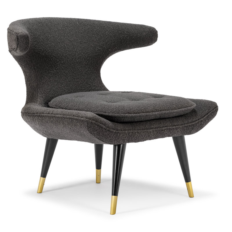 Chaise Burnham, Mélange de polyester gris